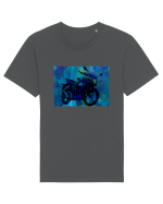 Bike painting Tricou mânecă scurtă Unisex Rocker