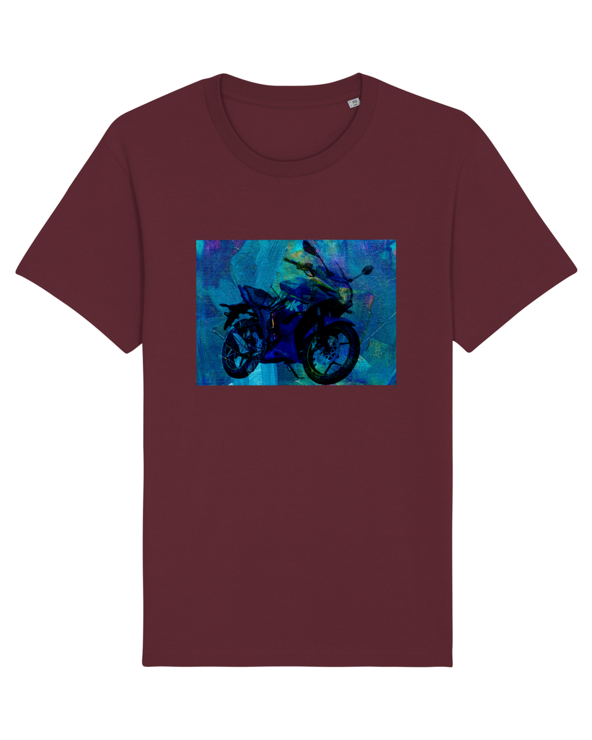 Tricou mânecă scurtă Unisex Rocker Burgundy