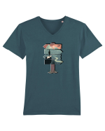 Călătorie Tricou mânecă scurtă guler V Bărbat Presenter