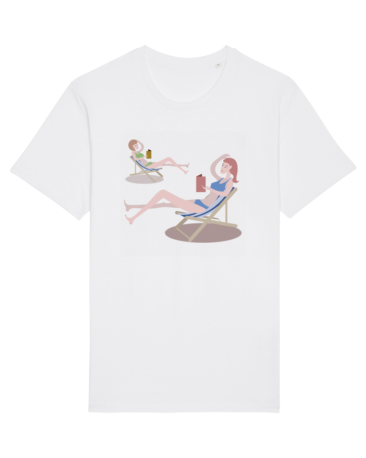 Tricou mânecă scurtă Unisex Rocker White
