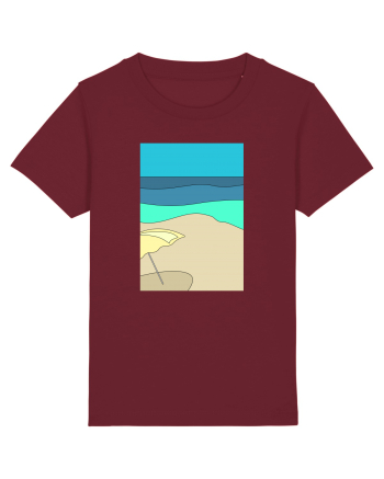 Static Beach Burgundy