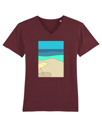 Static Beach Burgundy