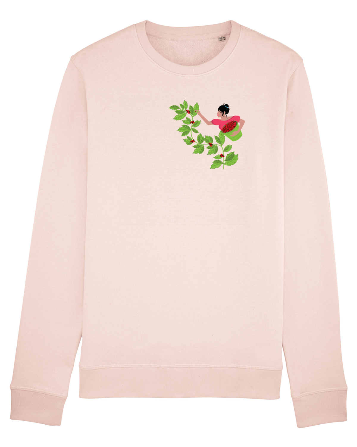 Bluză mânecă lungă Unisex Rise Candy Pink