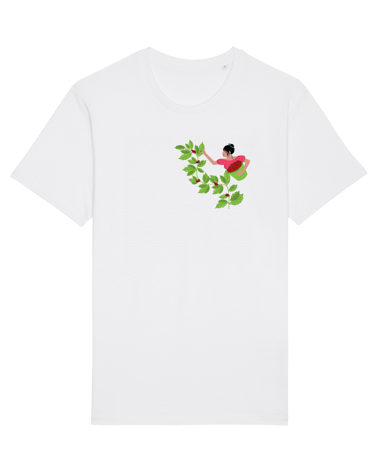 Tricou mânecă scurtă Unisex Rocker White