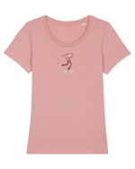 Dansatoare Tricou mânecă scurtă guler larg fitted Damă Expresser