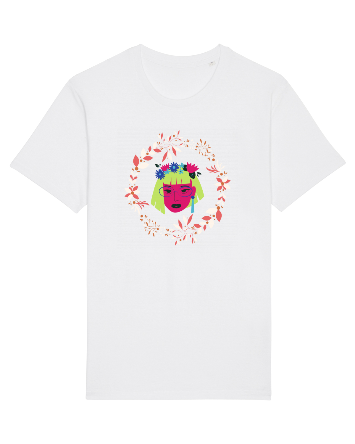 Tricou mânecă scurtă Unisex Rocker White