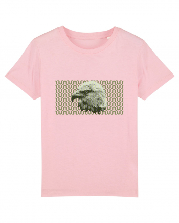 Pattern with Eagle Cotton Pink