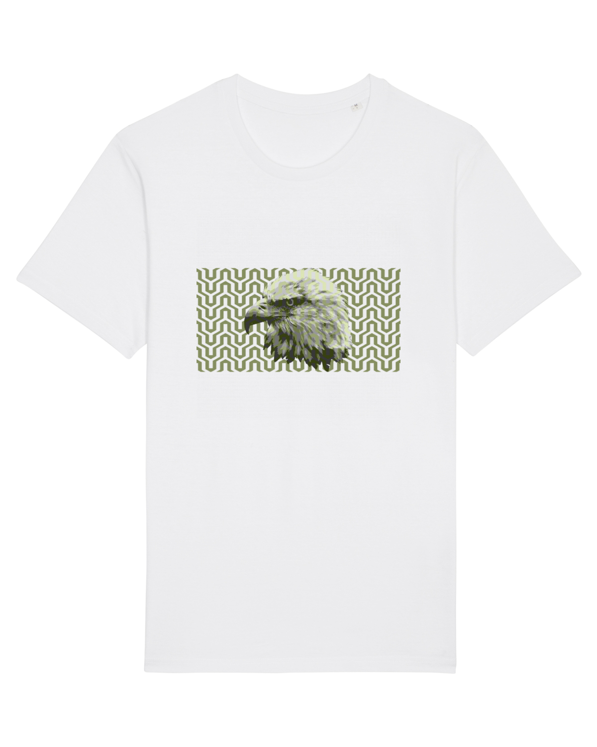 Tricou mânecă scurtă Unisex Rocker White