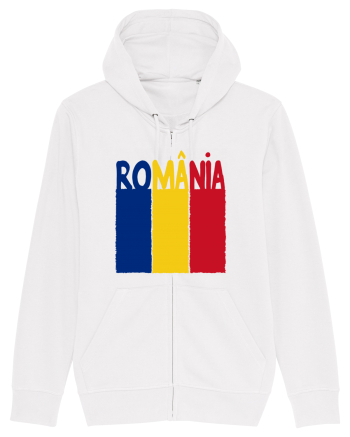 Romania Tricolor White