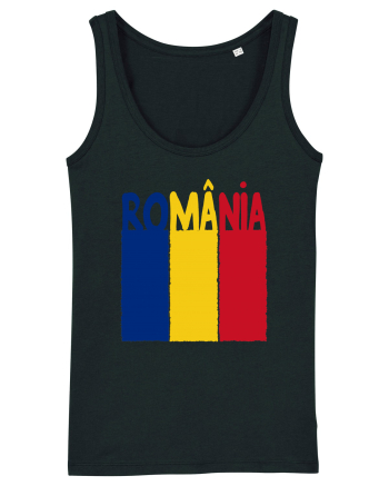 Romania Tricolor Black