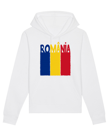 Romania Tricolor White