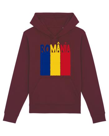 Romania Tricolor Burgundy