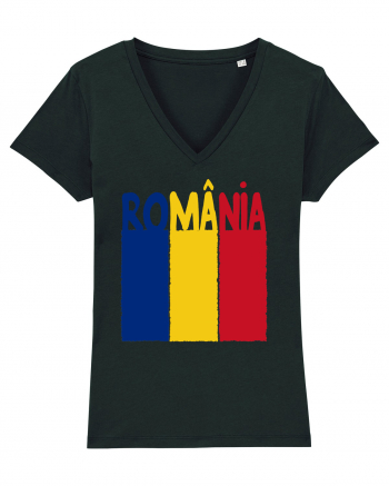 Romania Tricolor Black