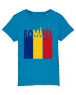 Romania Tricolor Tricou mânecă scurtă  Copii Mini Creator