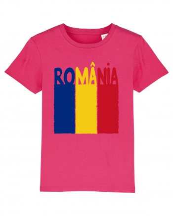 Romania Tricolor Raspberry
