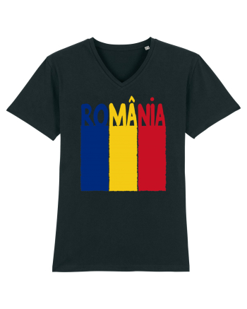 Romania Tricolor Black