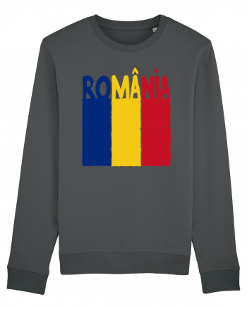 Romania Tricolor Anthracite