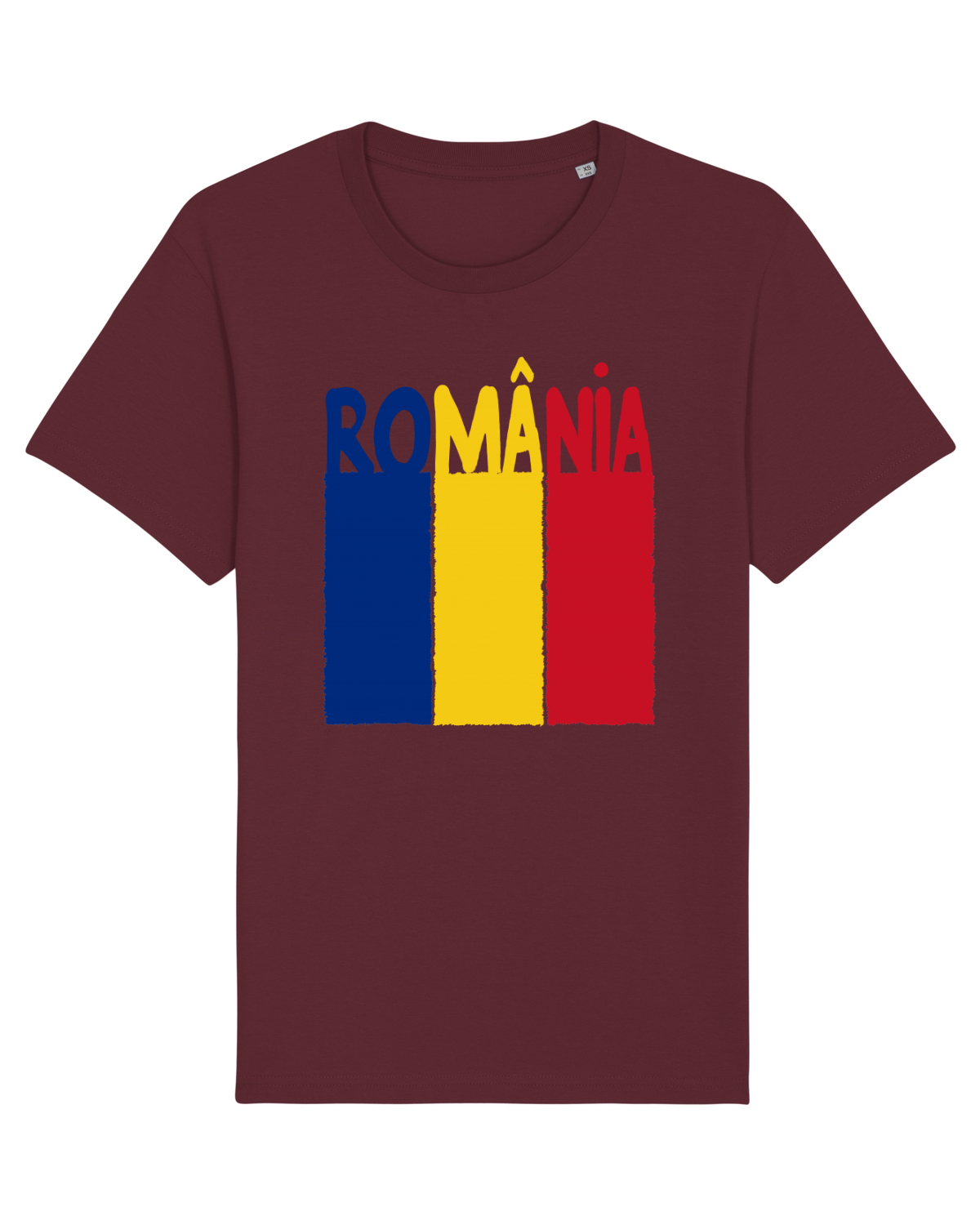 Tricou mânecă scurtă Unisex Rocker Burgundy
