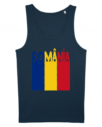 Romania Tricolor Navy