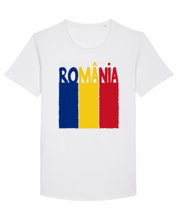Romania Tricolor White