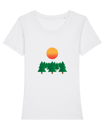 Forest Sunset White