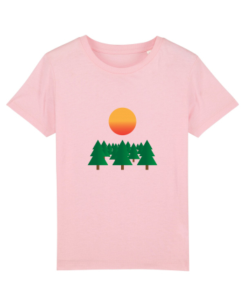 Forest Sunset Cotton Pink