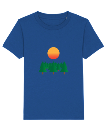Forest Sunset Majorelle Blue