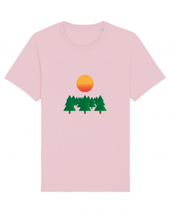 Forest Sunset Cotton Pink