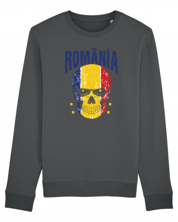 Romania Craniu Tricolor Anthracite