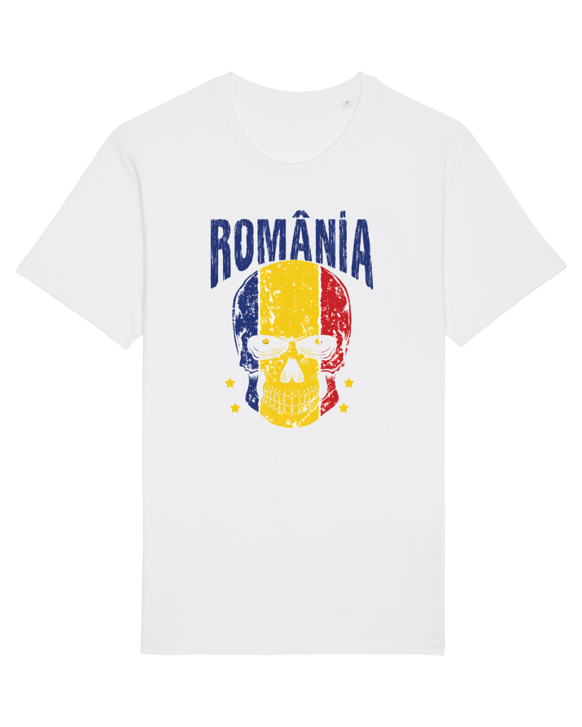 Tricou mânecă scurtă Unisex Rocker White