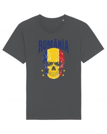 Romania Craniu Tricolor Anthracite