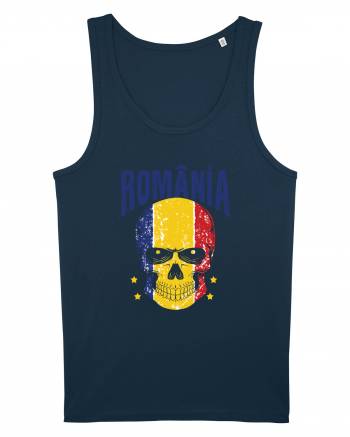 Romania Craniu Tricolor Navy