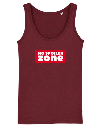 No Spoiler Zone Box Burgundy