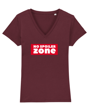 No Spoiler Zone Box Burgundy