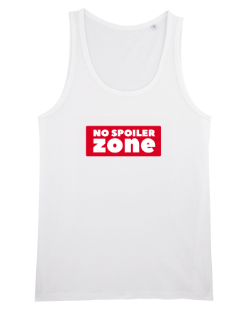 No Spoiler Zone Box White