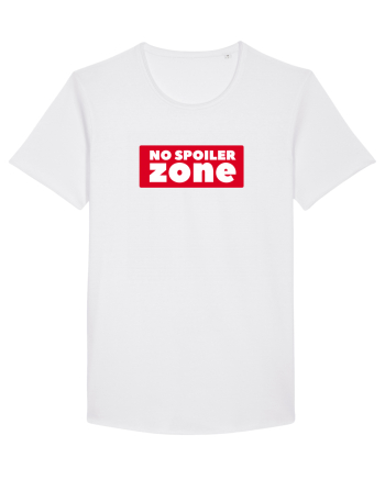 No Spoiler Zone Box White