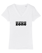 No Spoiler Zone Black Tricou mânecă scurtă guler V Damă Evoker
