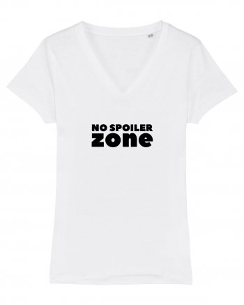 No Spoiler Zone Black White