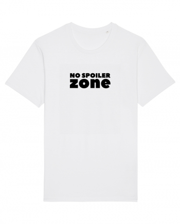 No Spoiler Zone Black White