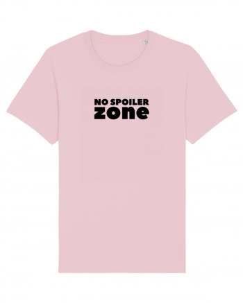 No Spoiler Zone Black Cotton Pink