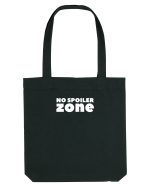 No Spoiler Zone White Sacoșă textilă