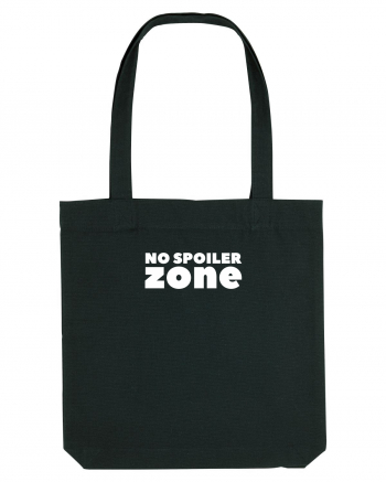 No Spoiler Zone White Black