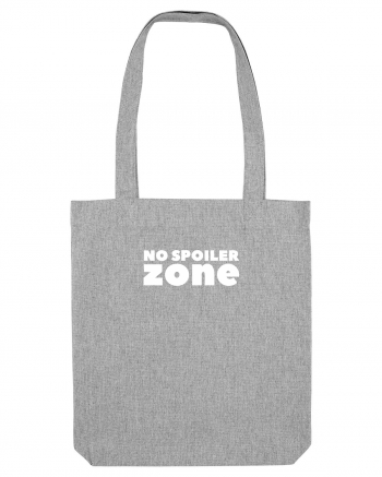 No Spoiler Zone White Heather Grey