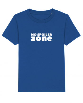 No Spoiler Zone White Majorelle Blue