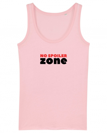 No Spoiler Zone Black Cotton Pink