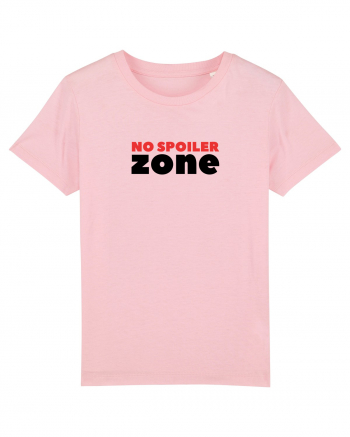 No Spoiler Zone Black Cotton Pink