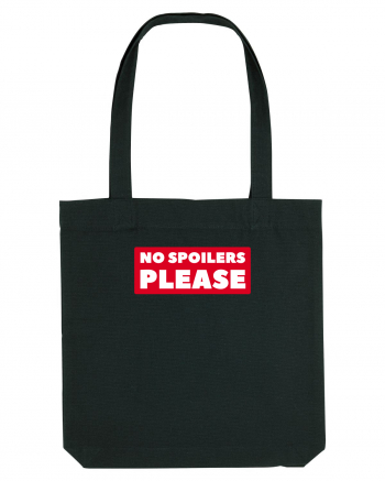 No Spoilers Please Box Black
