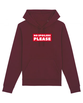 No Spoilers Please Box Burgundy
