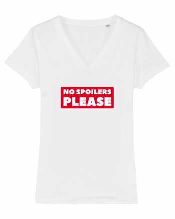No Spoilers Please Box White