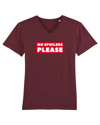 No Spoilers Please Box Burgundy